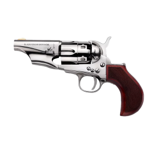 REVOLVER POUDRE NOIRE 1862 COLT POCKET POLICE ACIER OLD SILVER CAL .44