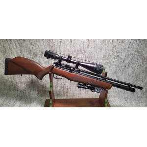 carabine a plomb pcp gamo gamo coyote cal 5.5 40 joules avec lunette et pompe