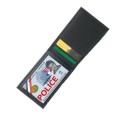 Porte cartes  mini horizontal 2 volets noir Gk4185