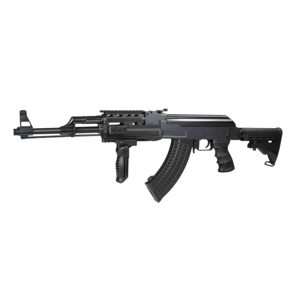 Cybergun - Fusil d'assaut Kalashnikov AK47 AEG BlowBack - Métal & Bois (1.1  joules) - Elite Airsoft