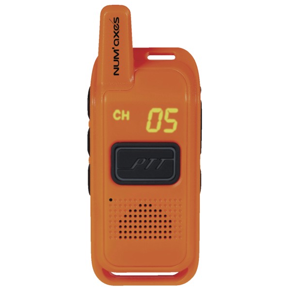 Talkie-walkie NUM'AXES TLK1022 - Portée Jusqu'à 12 Km, 16 Canaux PMR446 | Pour Randonnée, Chantier, événements En Extérieur