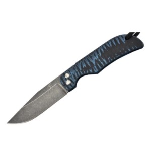 Couteau Fred Perrin FPPB G10 Bleu- Lame acier 440C